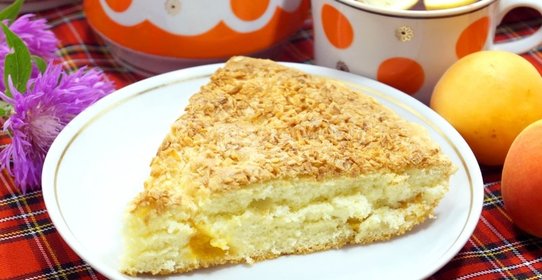 Пирог с абрикосами