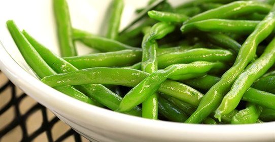 Соте из зеленой фасоли