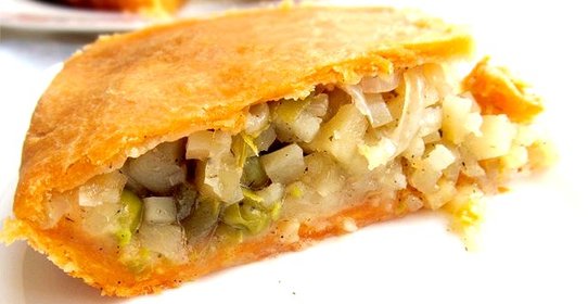 Постный картофельный пирог