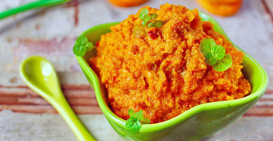 Дип из запеченной тыквы по-мароккански