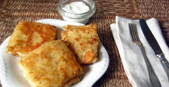 Шницель из капусты с сыром