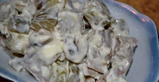 Салат с телятиной