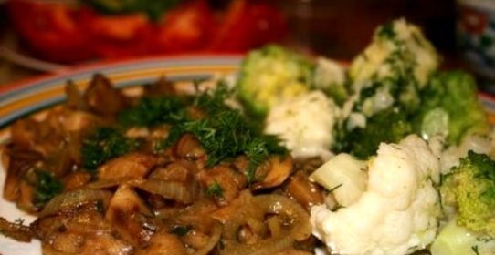 Маслята жареные