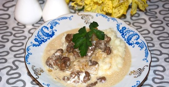 Грибная подлива из сушеных грибов