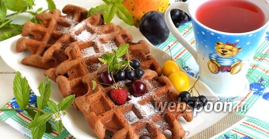 Шоколадные вафли с фундуком