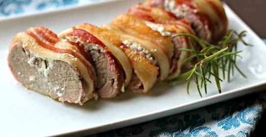 Рулет из свинины с сыром