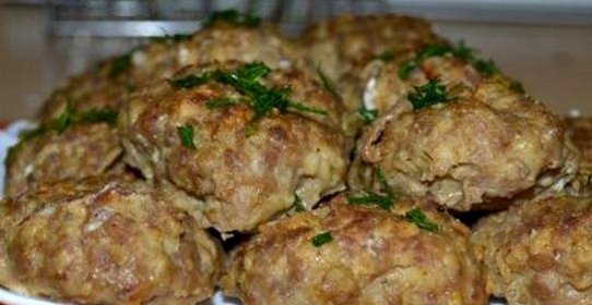Котлеты мясные с овсяными хлопьями