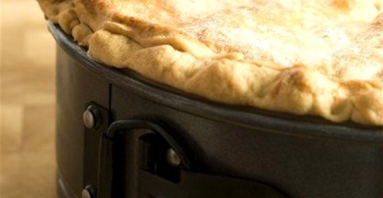 Яблочный пирог с песочным тестом