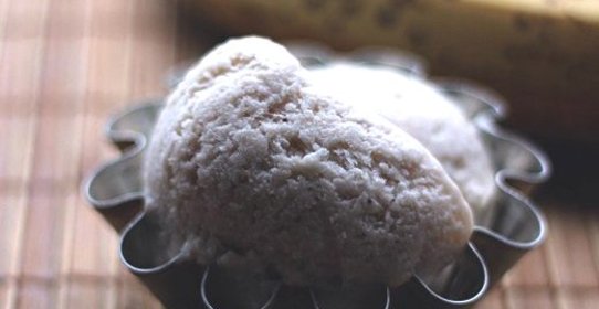 Легкое банановое мороженое с ромом