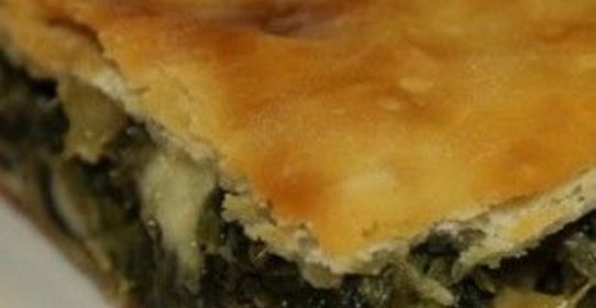 Греческий пирог со шпинатом