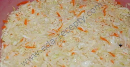 Капуста квашеная быстрая на зиму