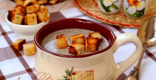 Крем-суп из шампиньонов