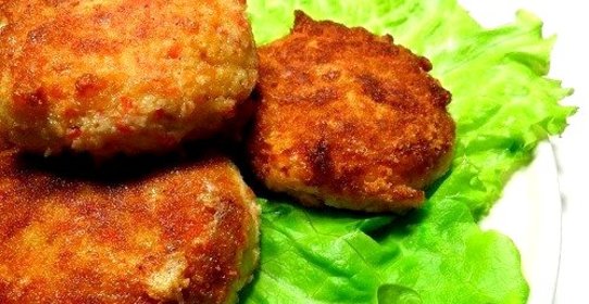 Котлеты из крабовых палочек с сыром