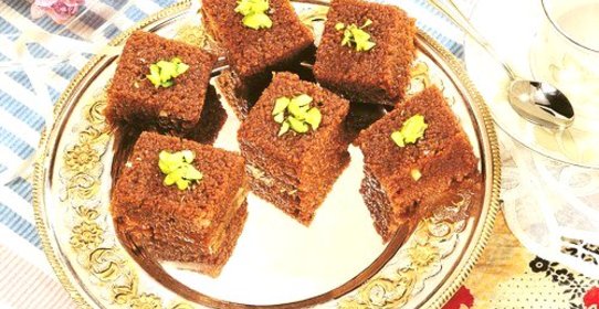 Медовая халва с орехами