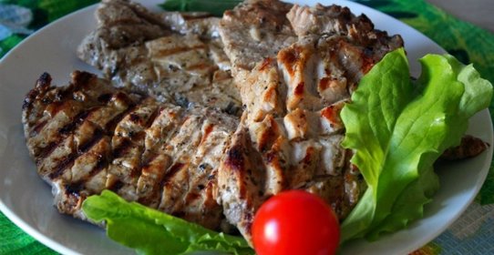 Свиная корейка гриль
