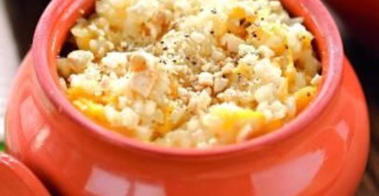 Рисовая каша с манго и миндалем