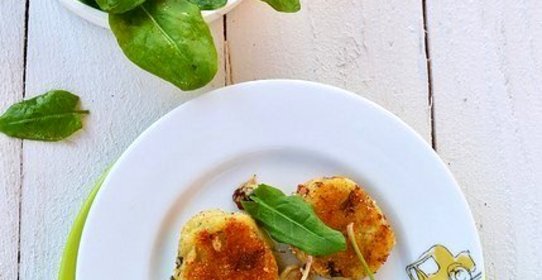 Картофельные котлеты со щавелем