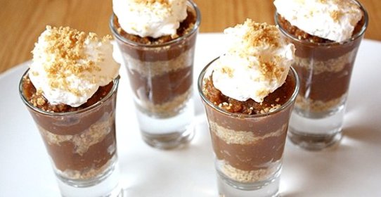 Десерт в стакане