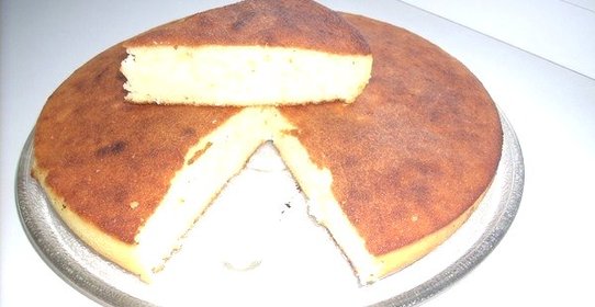 Манный пирог со сметаной