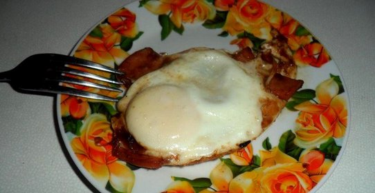 Яичница Быстрый завтрак