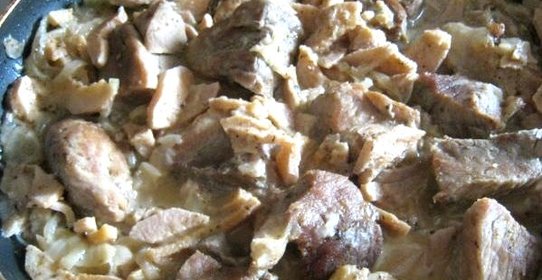 Свинина с айвой