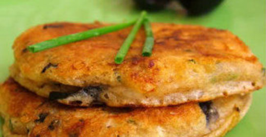 Оладьи с маслинами