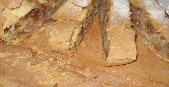 Венский штрудель с яблоками