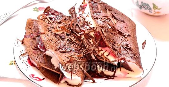 Шоколадные блины «Чёрный лес»