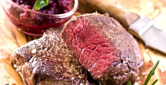 Бифштекс с кровью