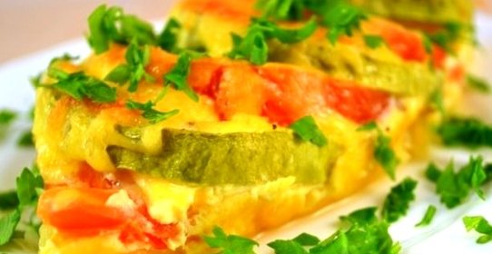 Кабачки, запеченные с сыром