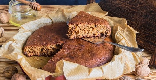 Постная медовая коврижка