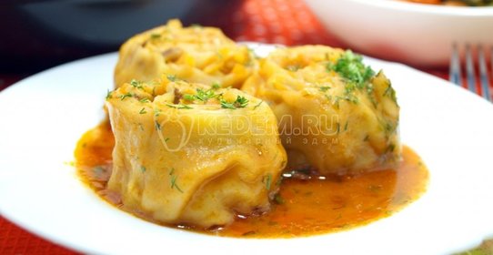 Рулетики с грибами «Постные»