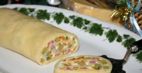 Оливье-рулет