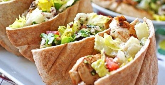 Салат с питой