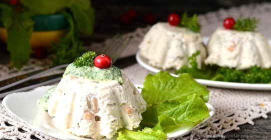 Белковый куриный мусс с фасолью в мультиварке