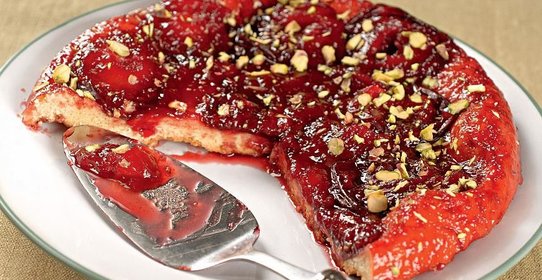 Сливовый пирог-перевертыш