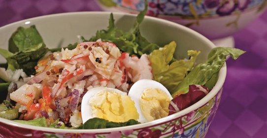 Салат с крабовыми палочками