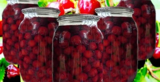 Компот из черешни на зиму