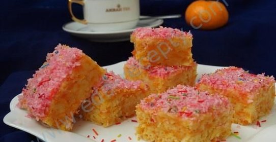 Тыквенный манник с кокосом и лимоном