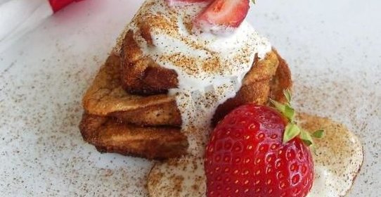 Десерт Клубничный омлет