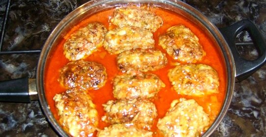 Голубцы ленивые с куриным фаршем