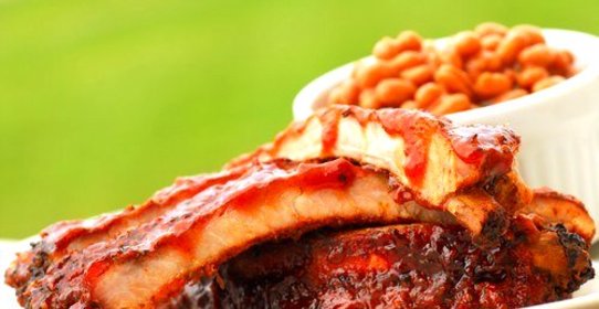 Свиные ребра на гриле по‑алясски