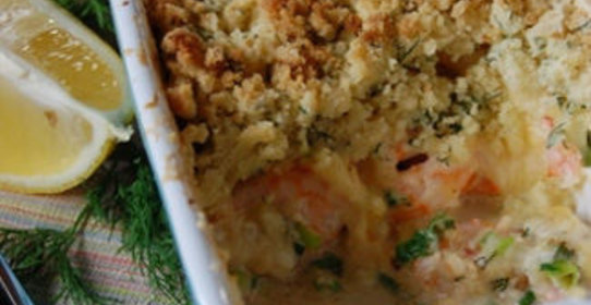 Крамбль из креветок