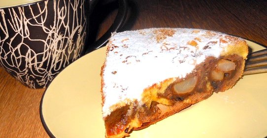 Шарлотка Зебра в мультиварке