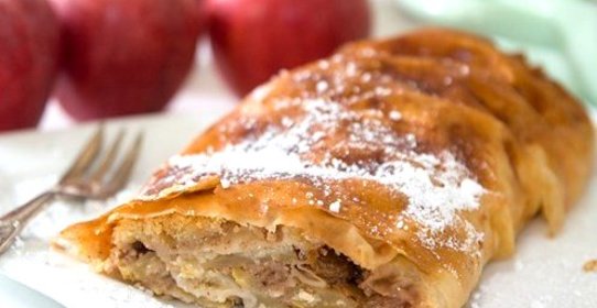 Яблочно-пивной штрудель