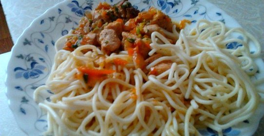 Пряная свинина в сметане