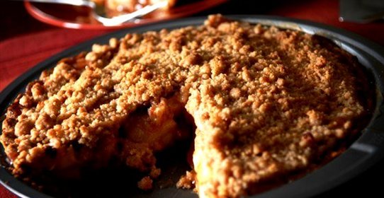 Малиновый пирог из песочного теста