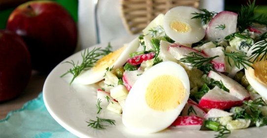 Весенний картофельный салат