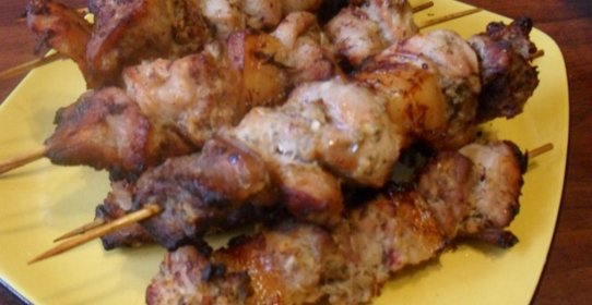 Шашлык из свинины в аэрогриле