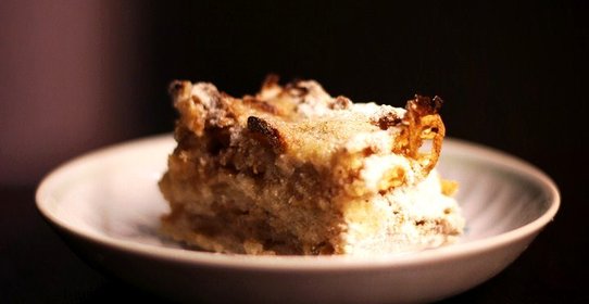 Насыпной яблочный пирог